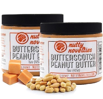 Nutty Novelties Pure Peanuts Peanut Butter - High Protein, Low Sugar Healthy...