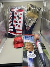 Trump MAGA Lot Pen 2x Socks Ornament Gift NEW