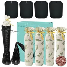 Boot Shapers for Women, Tall Boot Tree Cedar Freshener Inserts for Stand up