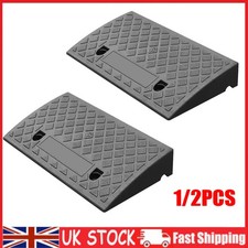 2x Heavy Duty Ramp Kerb Ramps Driveway Car Vehicle Threshold Ramp Curb Tool UK