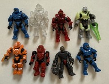 Lote 8 figuras HALO Mega Bloks Construx UNSC Spartan