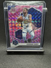 2020-21 Panini Mosaic - Stephen Curry #175 Pink Camo Mosaic Prizm
