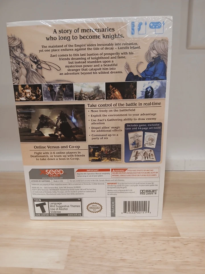 The Last Story Limited Edition (Nintendo Wii, 2012) Brand New Factory SEALED! - Image 2 of 4