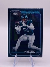 Johnny Wilson 2024 Topps Chrome #231 Rookie Card Philadelphia Eagles NFL. rookie card picture