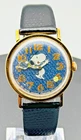 Vintage Timex Peanuts Snoopy Tennis Watch Mystery Dial Wind Up NOS Speidel Band