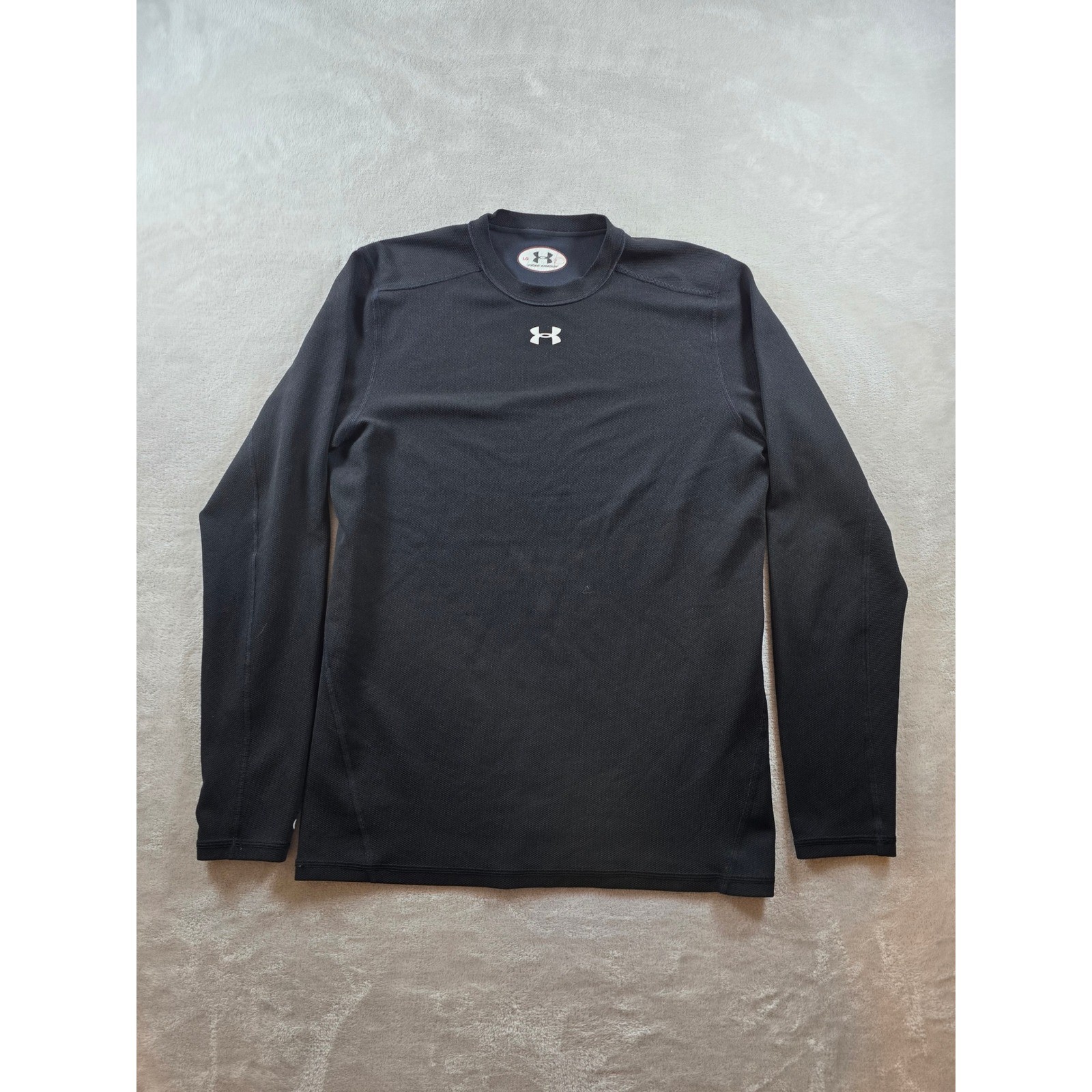 Under Armour Base Layer StayCool Shirt Men L Fit M Black Long Sleeve Compression