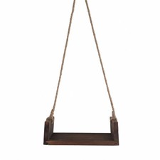Balançoire en bois rustique pour photos de bébé