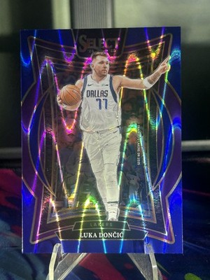 2024-25 Panini Select Luka Doncic Blue Seismic 39/99