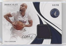 2018-19 Panini Immaculate Materials 64/99 Taj Gibson #MT-TGB 2r7
