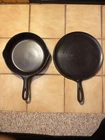 Vintage WAGNER WARE Sydney-O- Cast-Iron SKILLET #6 & GRIDDLE #7-(Set of 2)
