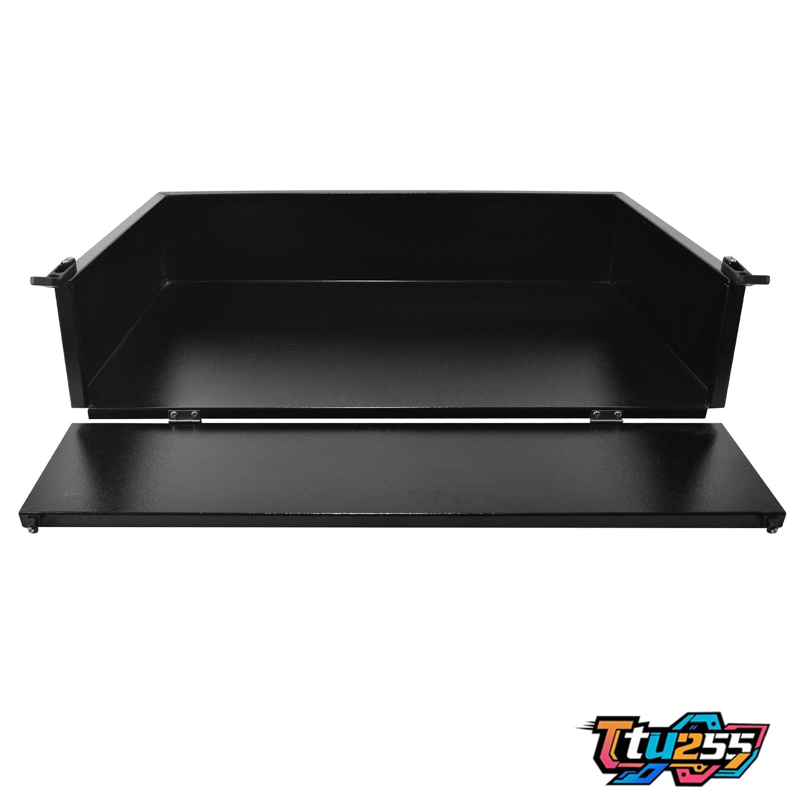 Golf Cart Metal Black Utility Bed Cargo Box For Golf Carts