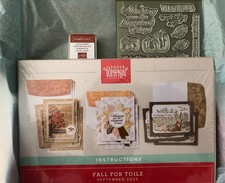 Stampin' UP Paper Pumpkin FALL FOR TOILE - SEPT 2025 Full Kit W/Stamps/Ink Spot