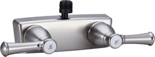 DF-SA100L-SN RV Shower Valve Diverter Satin Nickel RV Shower Valve Diverter