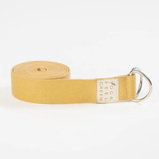 YOGA FEEL GREEN - SANCLE DE YOGA JAUNE CURRY - 250 CM EN COTON BIO