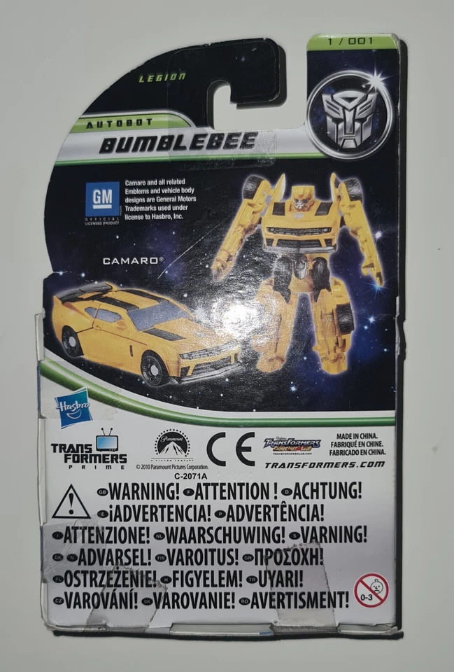 TRANSFORMERS Cyberverse BUMBLEBEE Dark of the moon 1/001 Hasbro 2011 - Image 2 of 3