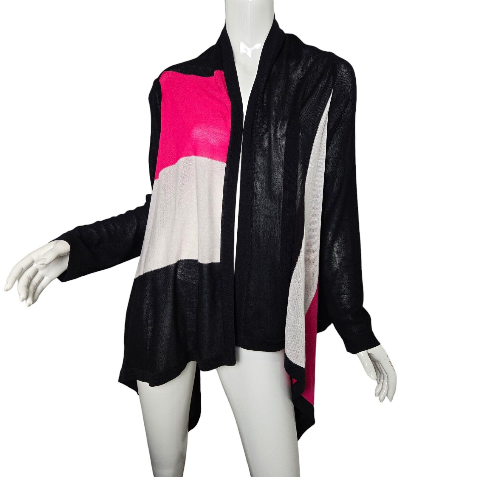 Exclusively MISOOK Open Draped Cardigan S Small B… - image 2