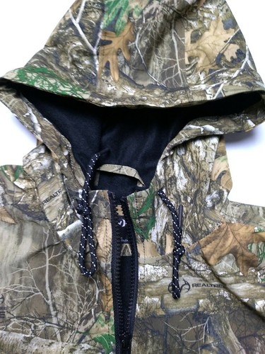 Hurley RealTree Camo Hunting Full Zip Phantom Hoodie Jacket Size Medium NWT - Picture 9 of 12