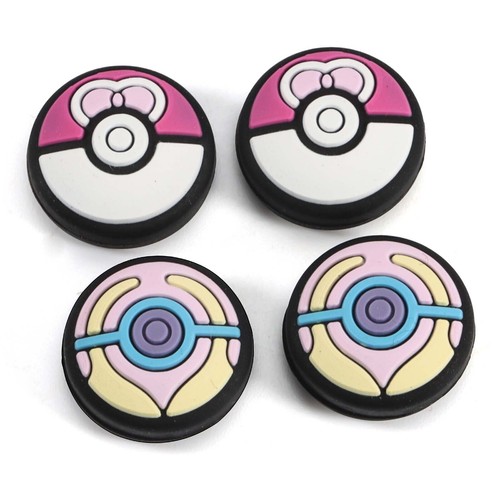 4pc Poke Ball Thumb Grips Thumbsticks Cover for Nintendo Switch/Lite/Oled - Picture 12 of 15