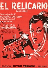 Spartito musicale El relicario Linea Melodica e Accordi per mandolino e fisa