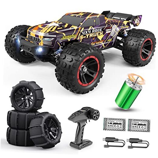  Brushless RC Car 16890A 1/16 Scale 4X4 Fast Remote Control Truck 52 KM/H Top 