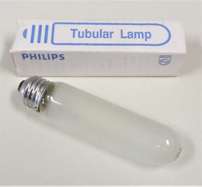 (LOT of 6) Philips 60T10/64IF 120V Tubular Lamp 60W T10 Inside Frost E26 221788