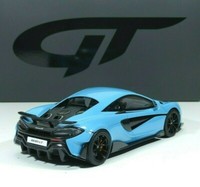 Mclaren 600 Lt Baujahr 2018 Curacao- Blue / Black 1:18 GT310 GT-SPIRIT