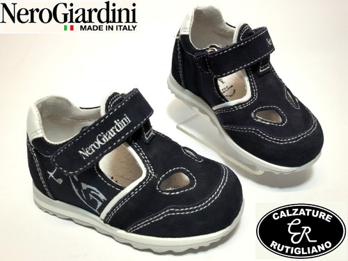 NERO GIARDINI P623821M SCARPE PRIMI PASSI BAMBINO SNEAKER CAMOSCIO/TELA BLU  | eBay