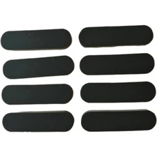 Oval Rubber Stick On Feet Adhesive Backing Bumper Pads Electronics Anti-Slip Pad
