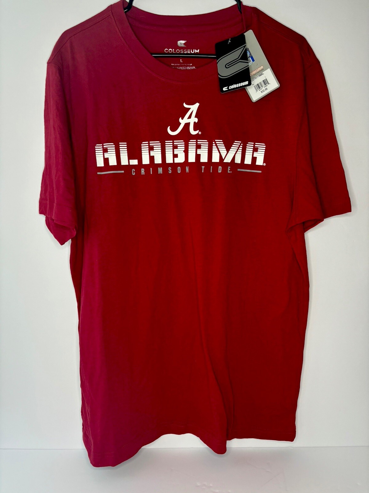 Colosseum Alabama Crimson Tide Short Sleeve Tee Shirt Men’s Size Large NWT