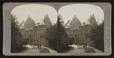 Courthouse at Riskilde Denmark Old Photo