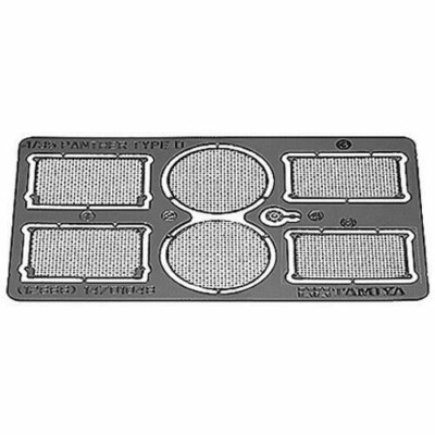 PZ.KPFW V AUSF G PANTHER PHOTOETCHED MESH/GRILL SET #35172 1/35 TAMIYA