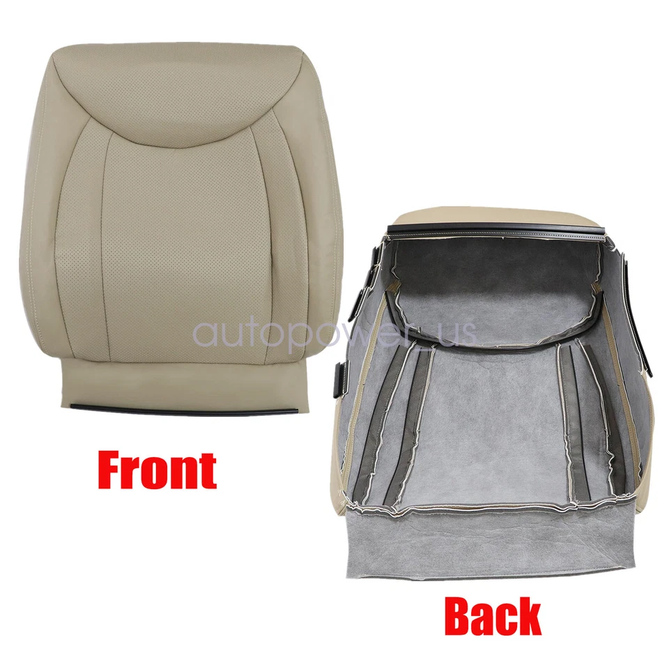 For 2001 To 2006 Lexus LS430 Passenger Bottom & Top Perforated Leather Cover Tan - Изображение 4 из 4