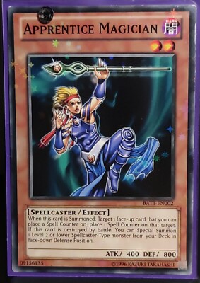 Yugioh Lehrling Magier BATT-DE002 Star Foil Rare 