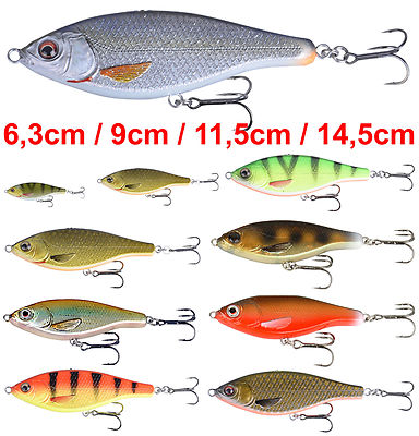 Savage Gear 3D Roach Jerkster 63 90 115 145 mm Jerkbait Glider Hecht Wobbler