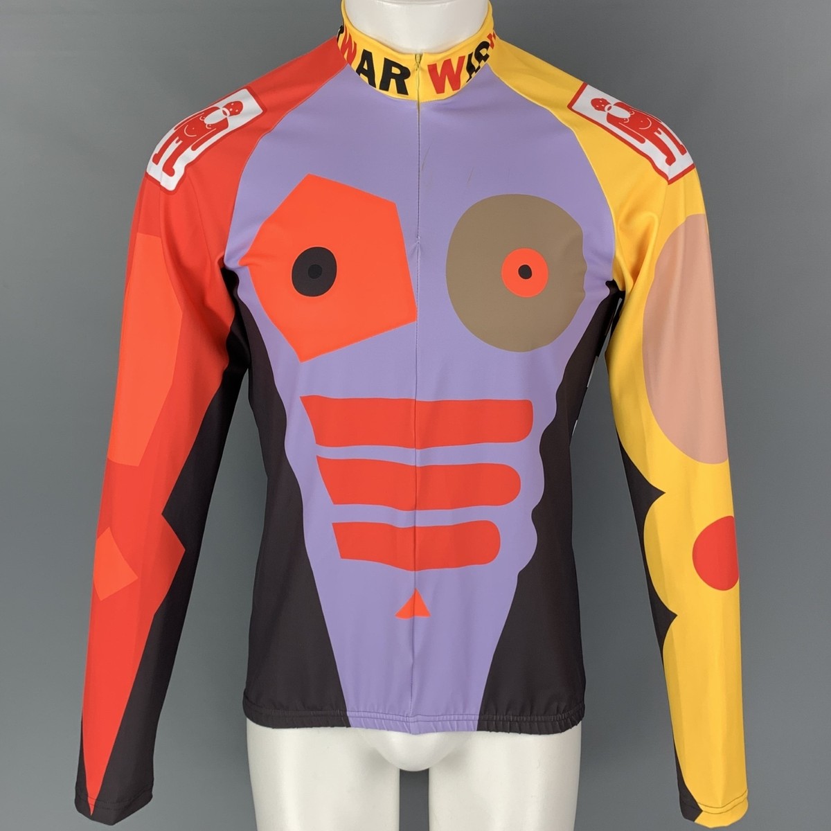 【期間限定】walter van beirenedonck WALTER VAN BEIRENDONCK SS23 Size L Purple Graphic Nylon