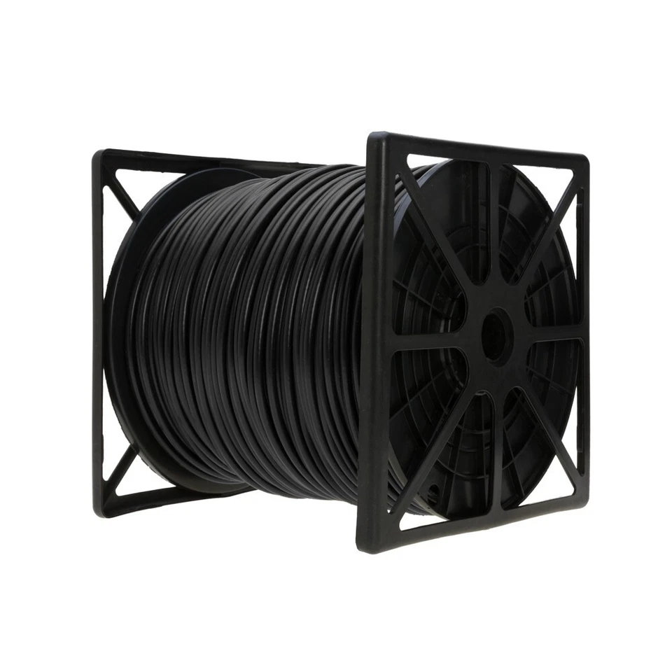 250FT RG59 Siamese Coaxial Cable 18/2 20AWG Black - for CCTV & Security Systems - Image 4 of 4