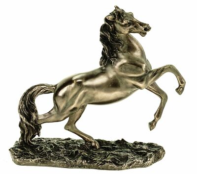 Veronese Dekofigur Pferd scheut und hebt Hufe 17 cm Hengst Rennpferd Horse