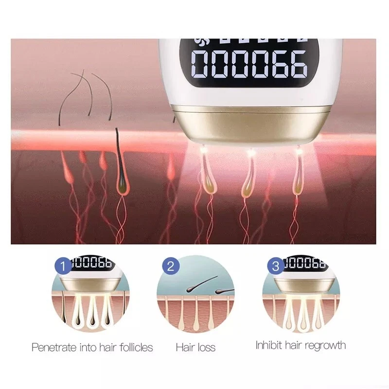 990000 Flashes Electric Depiladora Laser Permanent IPL Laser Hair Removal Device - Picture 18 of 24
