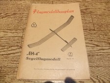 Flugmodellbauplan  , EH-4 , DDR
