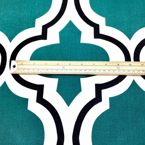 1074. MAROCCAN GREEN MOSAIC 100% Cotton Fabric. Extra wide - 220cm - Picture 2 of 5
