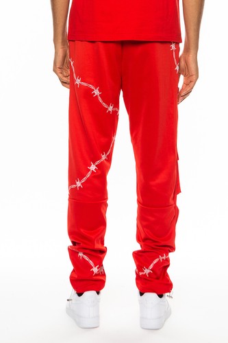 Herren Freizeithose Streetwear schmale Passform Hose Cargo Jogger Hip Hop Grafik Hose - Bild 12 von 32