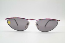 Vintage Eschenbach 6284-831 Silver Multicolor Oval Sunglasses NOS