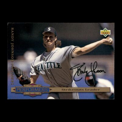 Randy Johnson 1994 Upper Deck Strikeout Leader Seattle Mariners