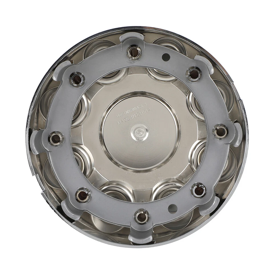 Tapacubos centrales cromados para rueda 03-14 Dodge Ram 1500 2500 3500 SRW rueda de 17" Foto 3 de 4
