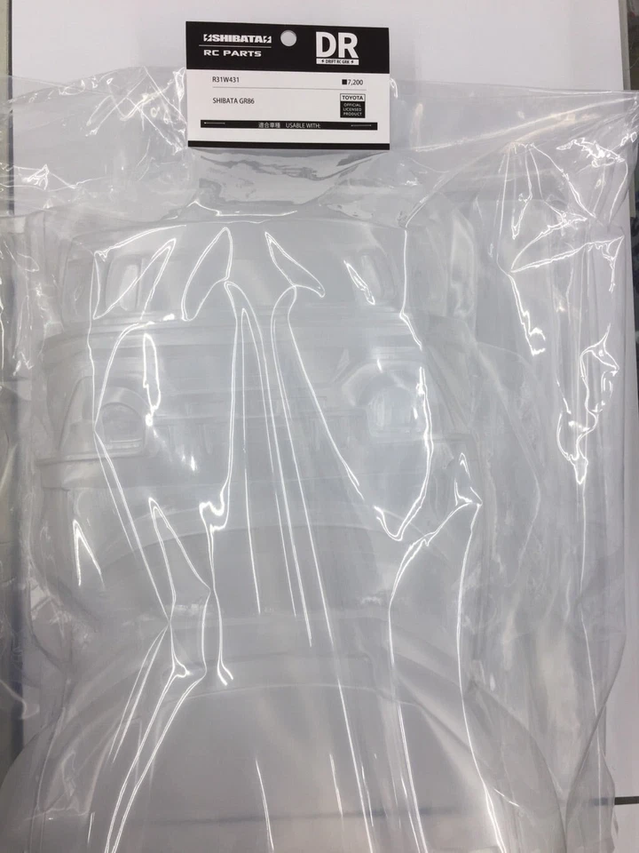 Rc Car R31HOUSE  R31W431 SHIBATA GR86 Clear Body Set  1/10 ONLY BODY - Image 2 of 4