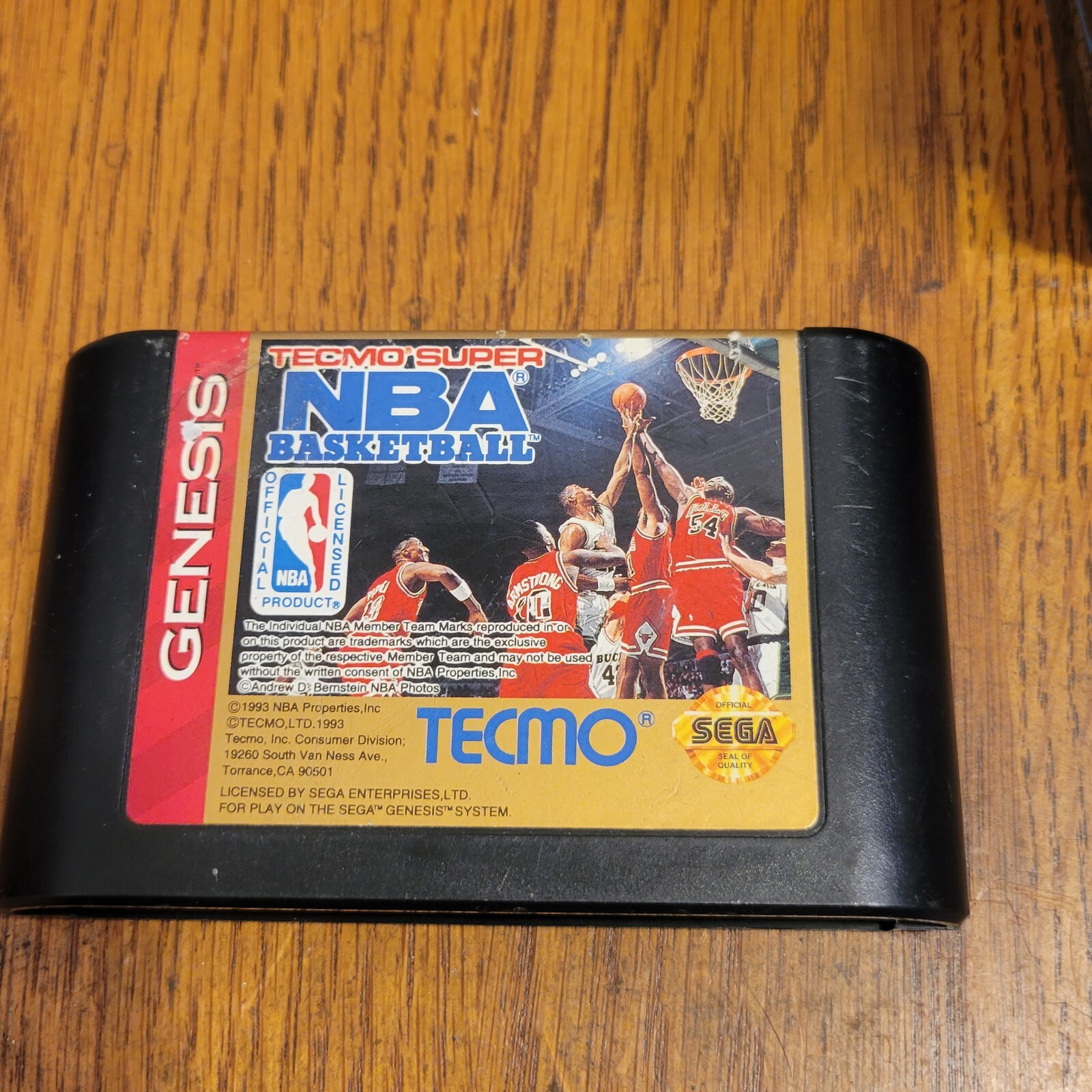 Tecmo Super NBA Basketball (1993 SEGA Genesis Video Game) eBay