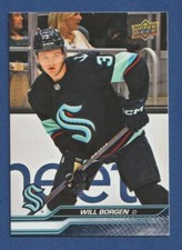 WILL BORGEN 2023-24 Upper Deck PROMO Kraken SGA Team Pack Single Card #5 NHL!