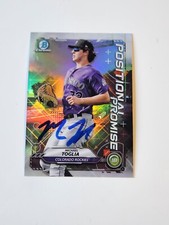 2021 Bowman Positional Promise Michael Toglia #POS-MT Autograph Signed Card