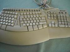 Microsoft Ergonomic Natural Pro USB Wired USB PS/2 RT9401 Keyboard Computer