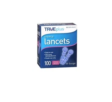 Trueplus Sterile Lancets, 30 Gauge, 100 Count